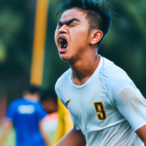 Gương mặt căng thẳng của cầu thủ trong trận đấu Asian Cup