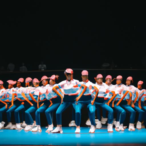 Nhóm vũ đạo biểu diễn theo giai điệu của bài hát chính thức Seagame 32.