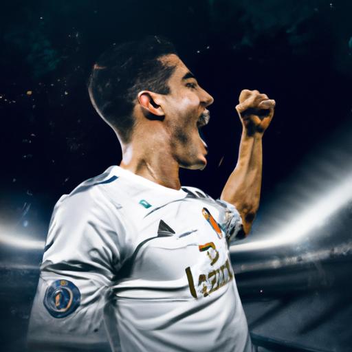 Cristiano Ronaldo ăn mừng bàn thắng trong áo Real Madrid