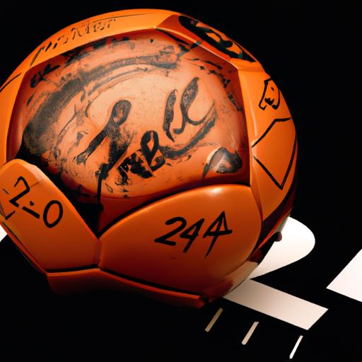 Trái bóng cũ ký tên của một cầu thủ bóng đá nổi tiếng đã nghỉ hưu