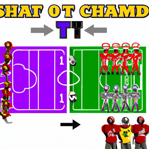 Trận đấu giữa hai đội sử dụng đội hình 4-3-3
